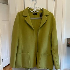 Vintage Lime green wool blend jacket
